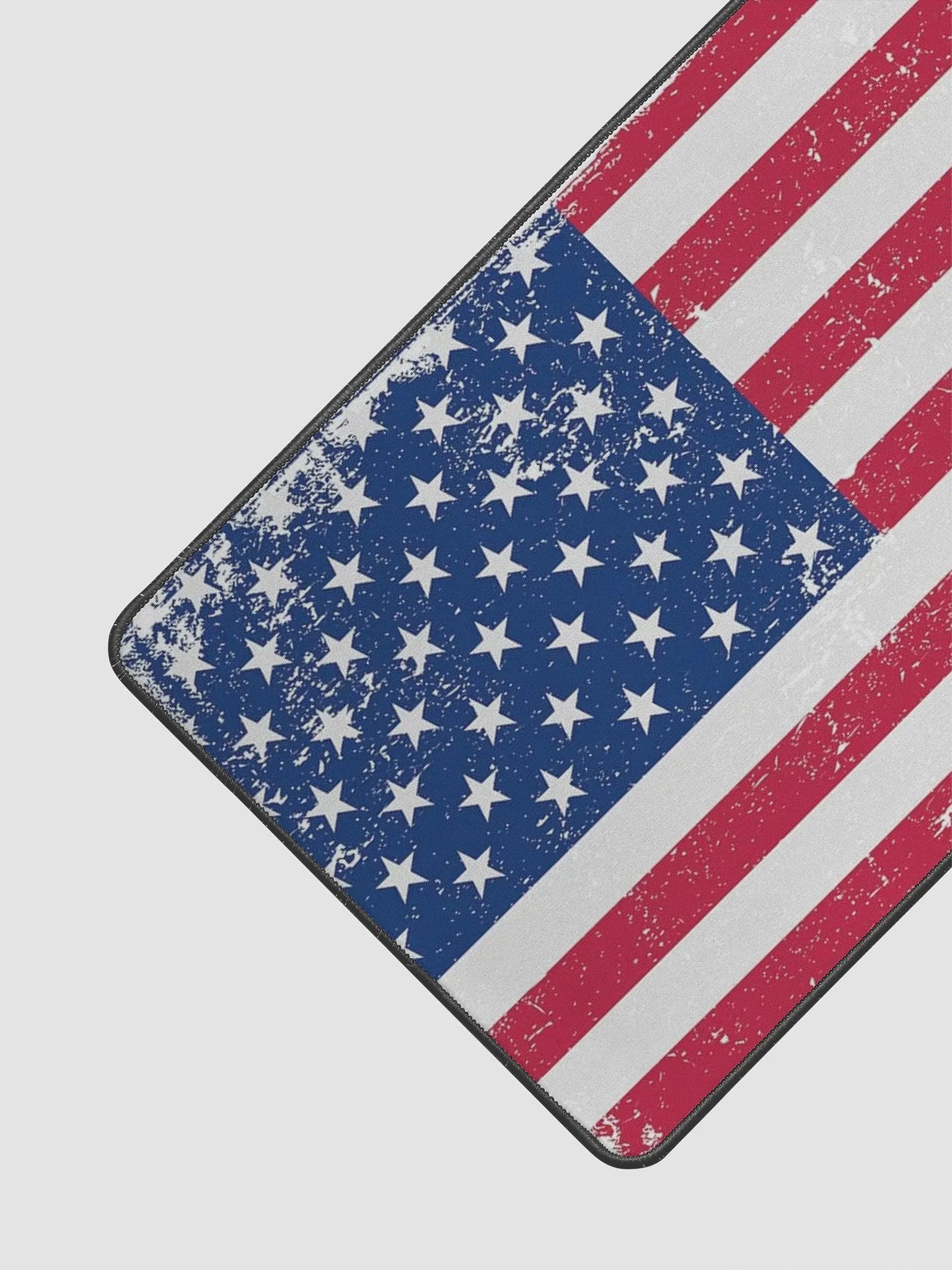 Coloured worn USA flag mouse pad product image (1)
