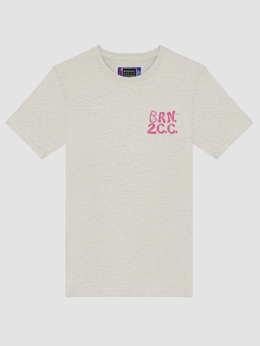 Women's | BOURNE to Cape Cod™ | Supersoft T-Shirt by Bella+Canvas | Brilliant Rose Pink Logo on Light Neutrals product image (49)