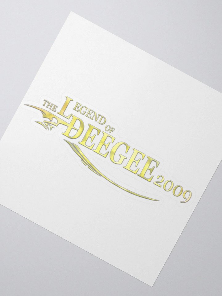 The Legend of DeeGee2009 (Standard Sticker) product image (4)