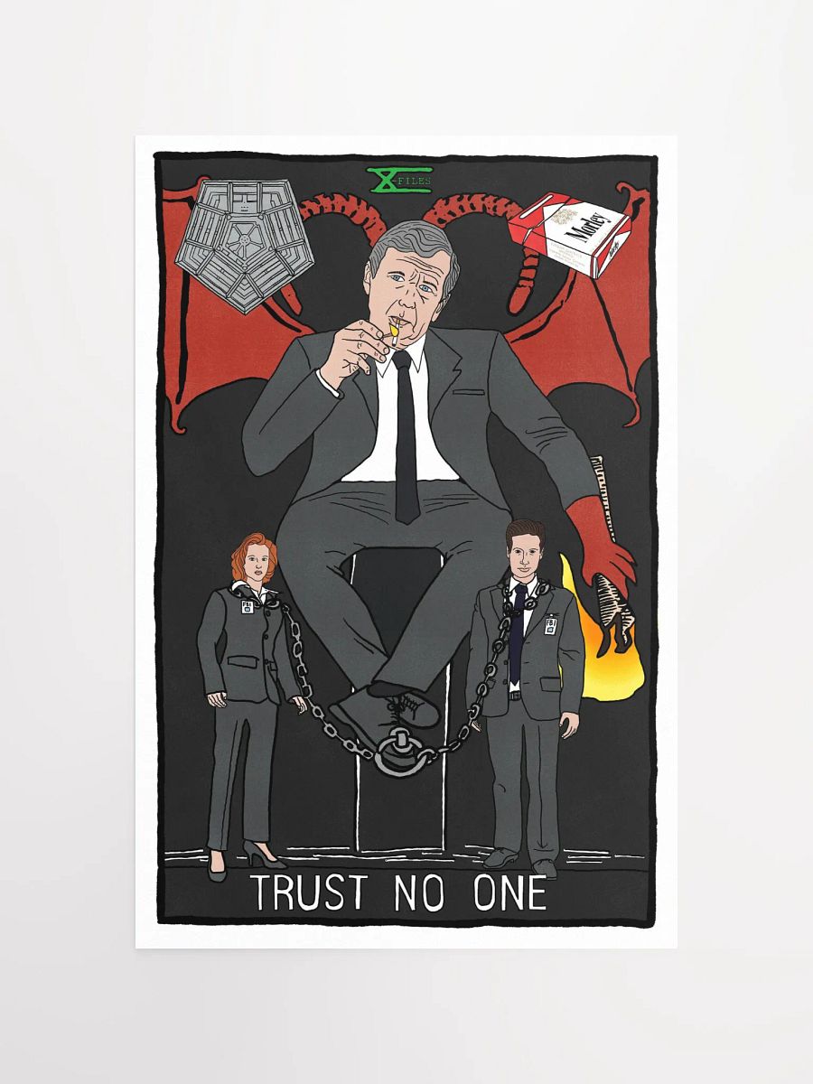 The Cigarette Smoking Man Devil Tarot Card Print product image (4)