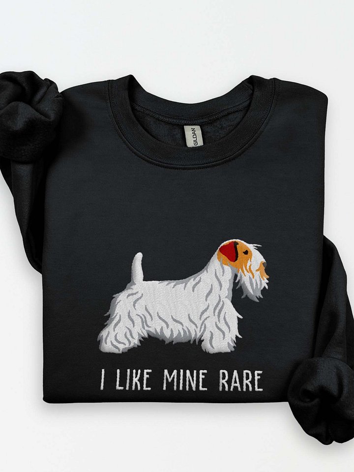I Like Mine Rare Sweatshirt (Embroidered) of a Sealyham Terrier(Brown & White) product image (1)