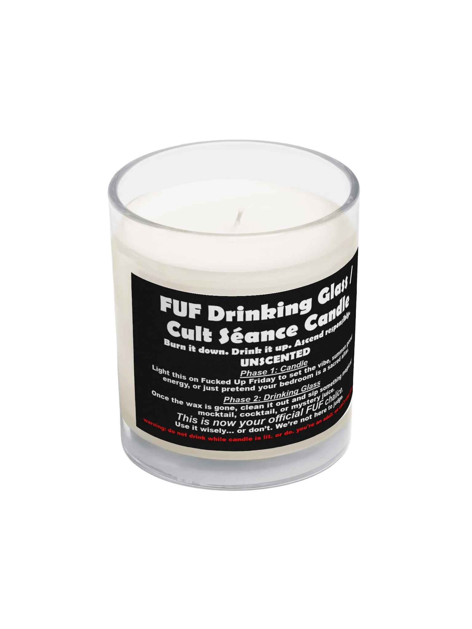 FUF Drinking Glass / Cult Séance Candle product image (2)