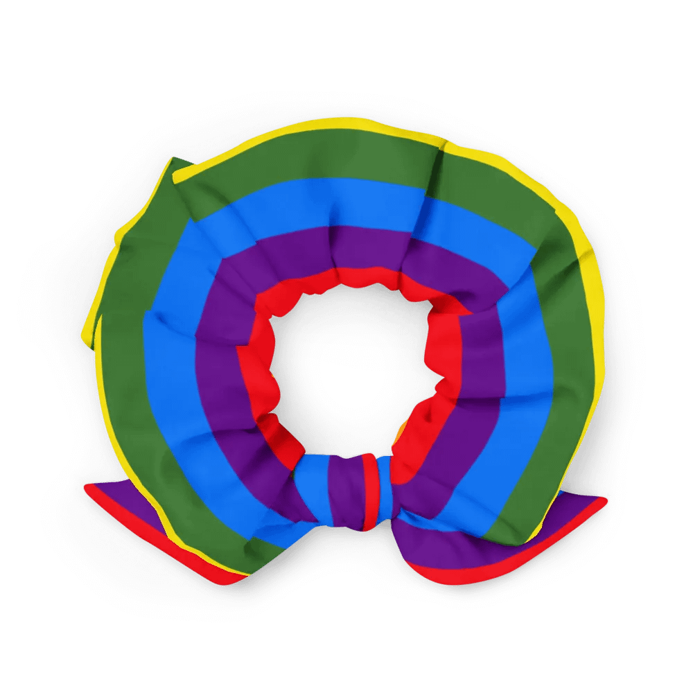 Vibrant Spectrum All-Over Print Scrunchie product image (2)
