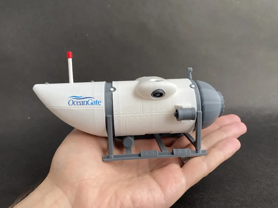 Ocean Gate Titan submersible detailed 3d printed submarine