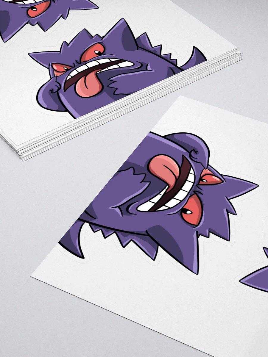"Rude" Gengar Sticker product image (4)