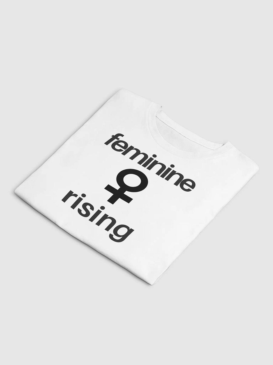 Feminine Rising Cropped Tee. (Black Font) product image (36)