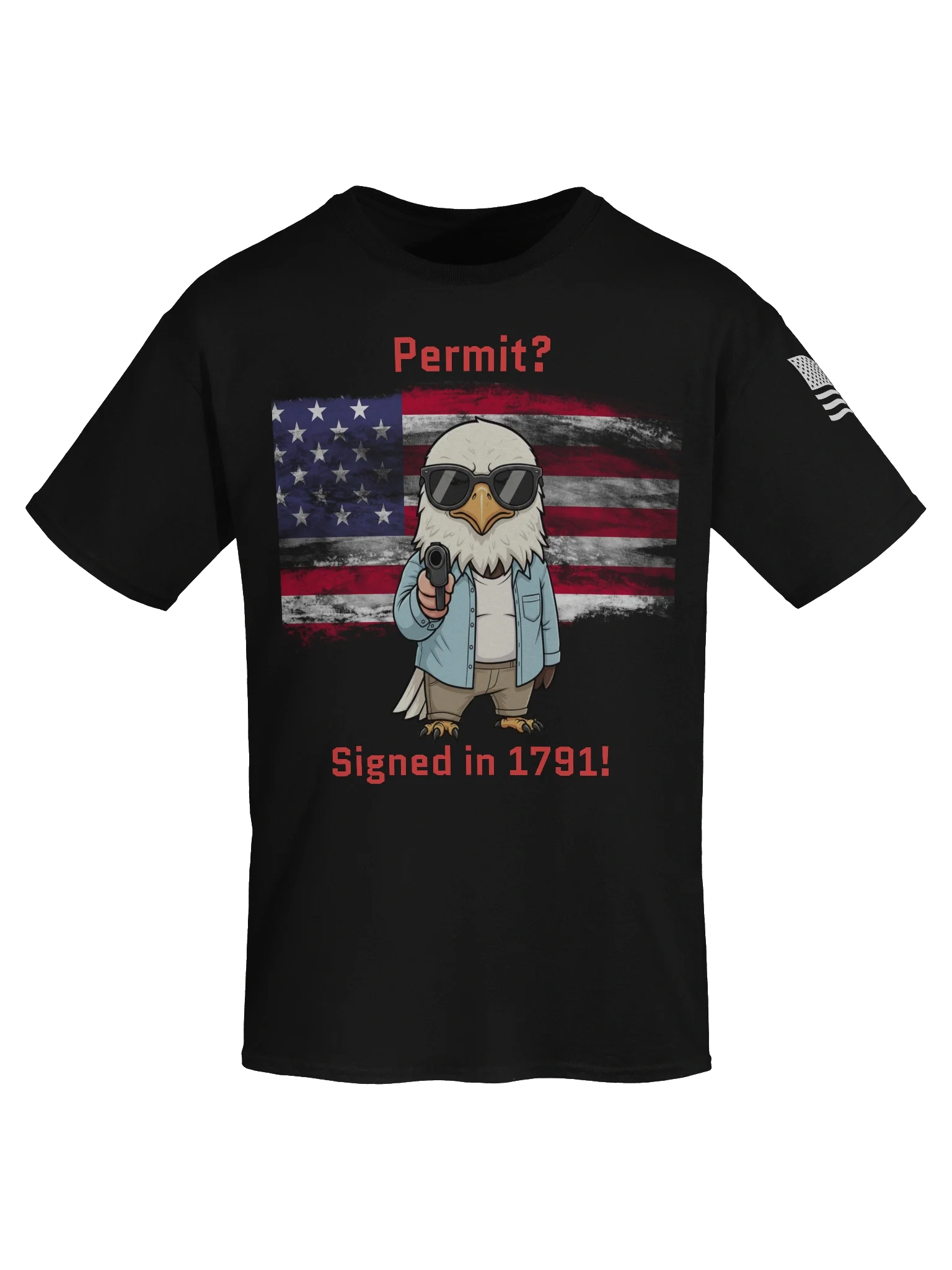 Eagle Permit Tee – Signed, Sealed, Freedom! product image (38)