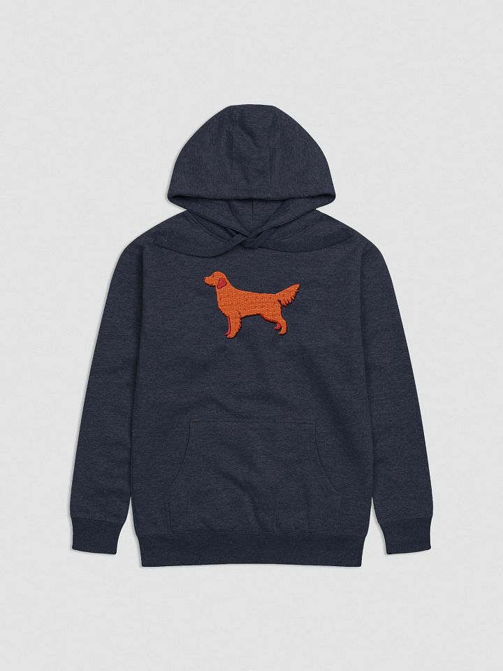 Golden Retriever Profile Premium Embroidered Hoodie product image (1)