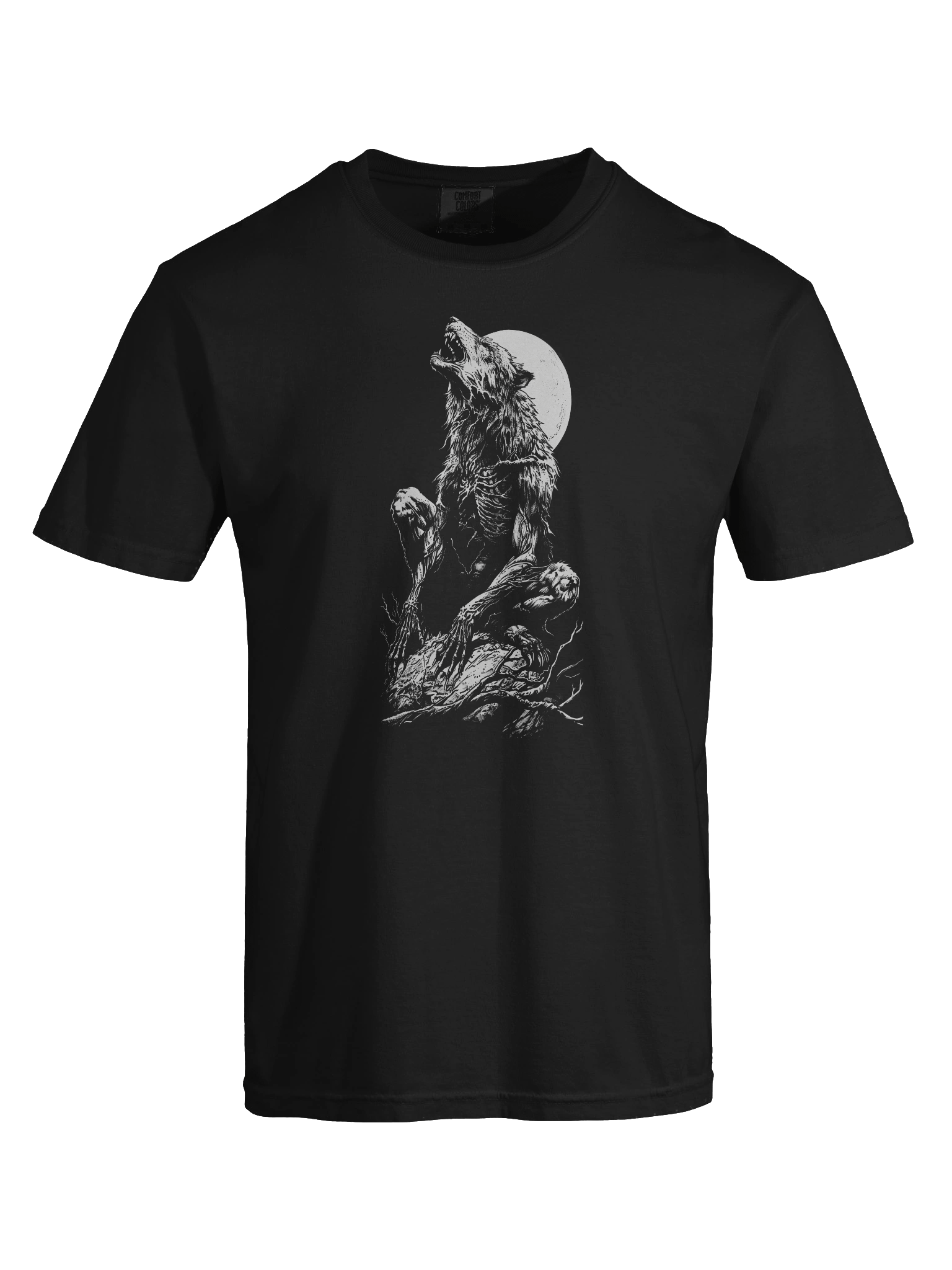 Werewolf Howling Lycanthropy Transformation Horror Monster T-Shirt product image (7)