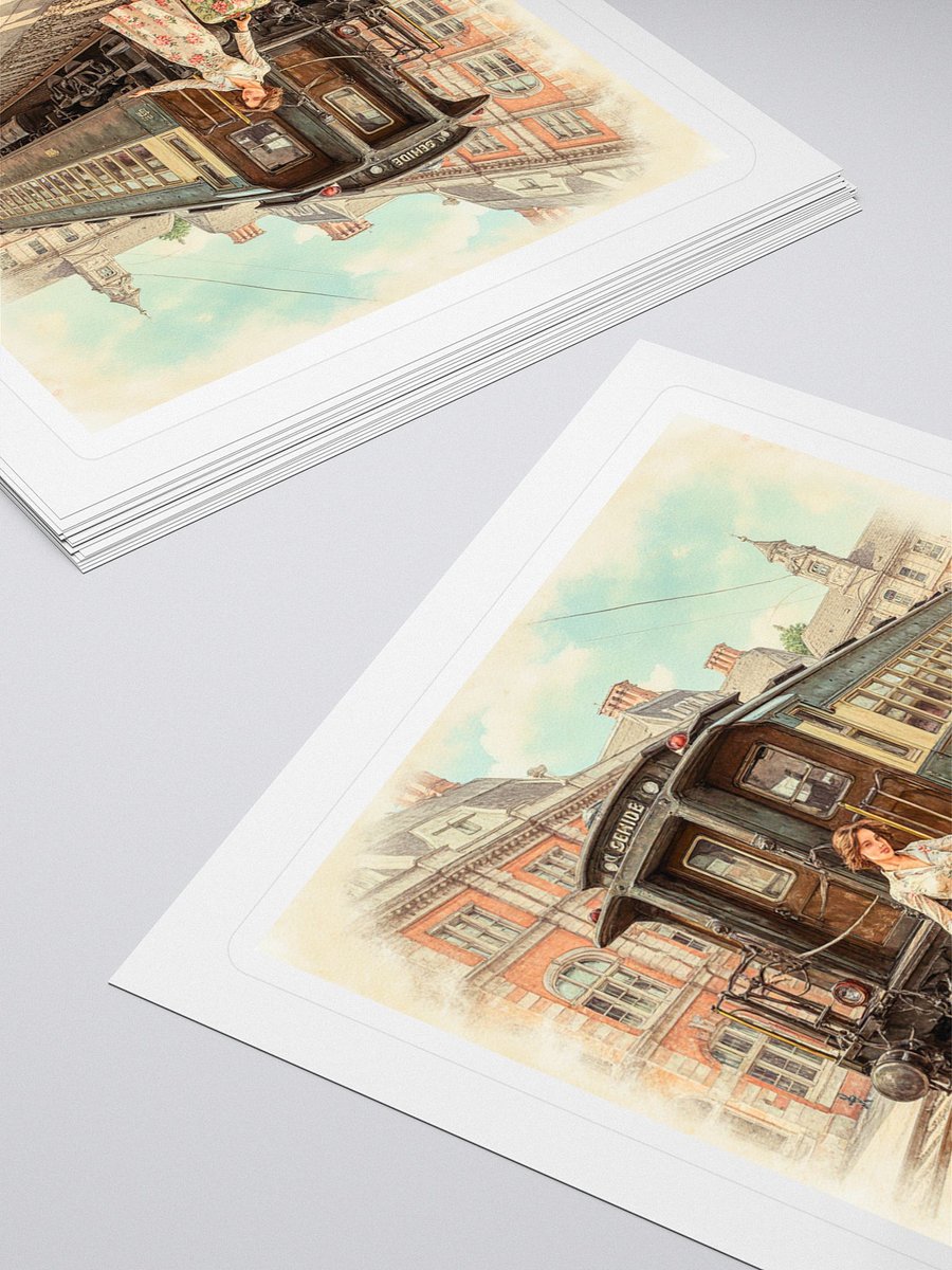Romance of the Rails Sticker – Vintage Travel Charm product image (4)