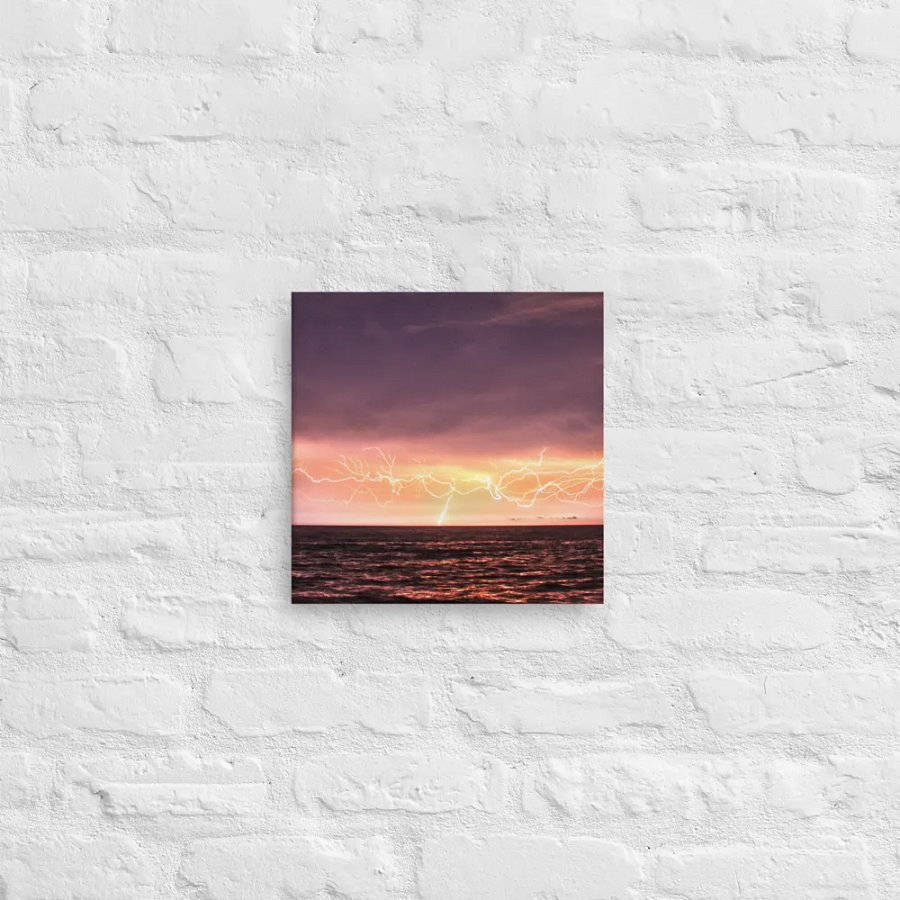 Ocean Lightning Canvas product image (12)