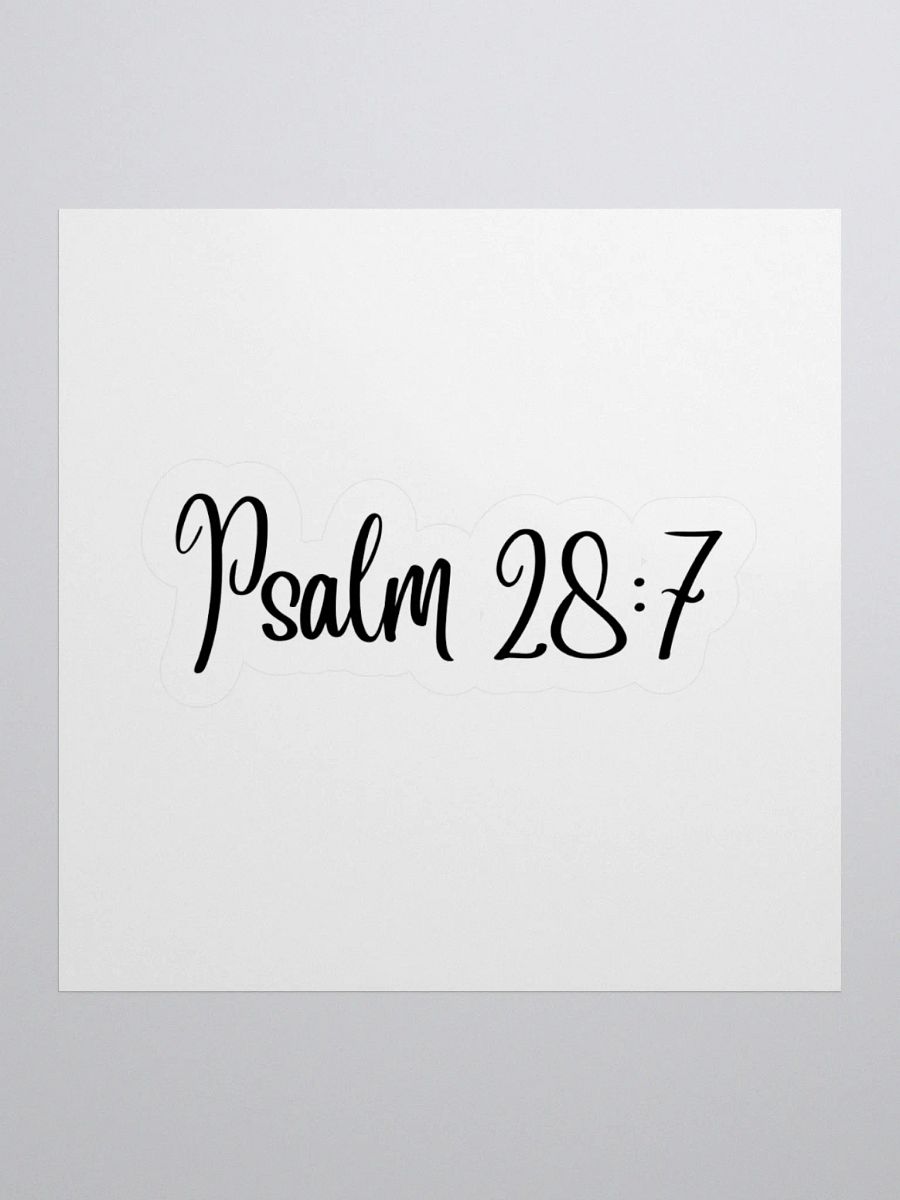 Psalm 28:7 product image (1)