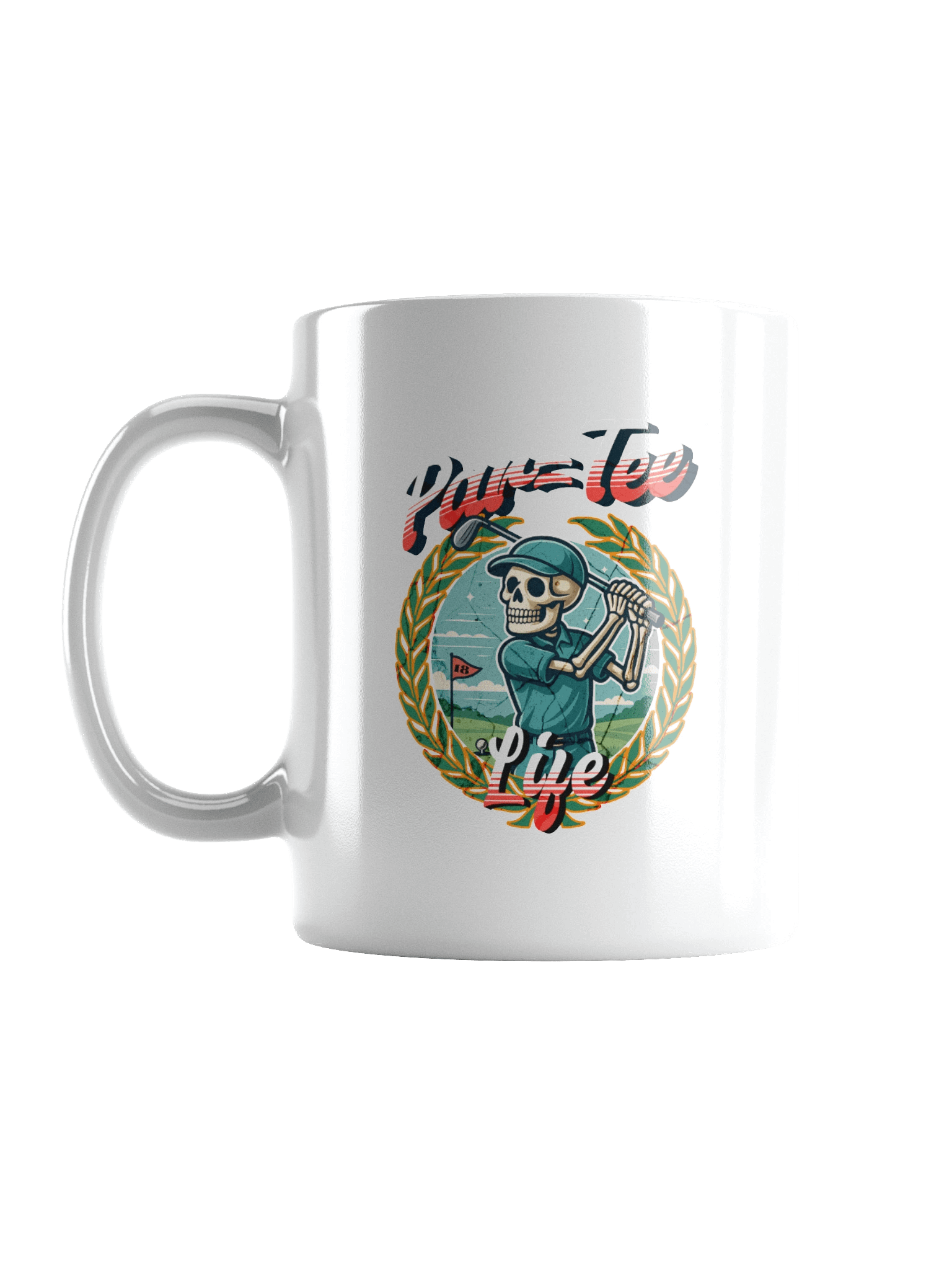 Par Tee Life Golfing Golfer Skeleton Mug product image (1)