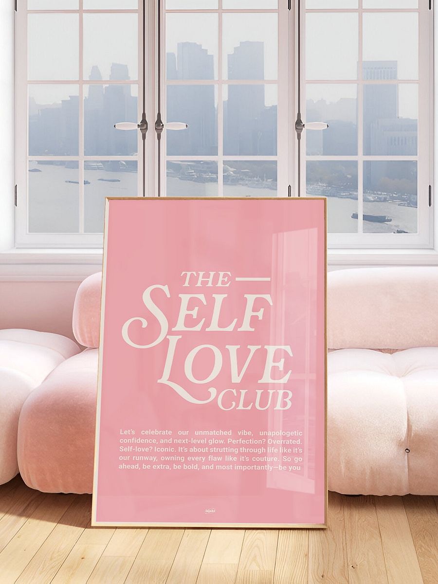 Self Love Club Pink Print product image (2)