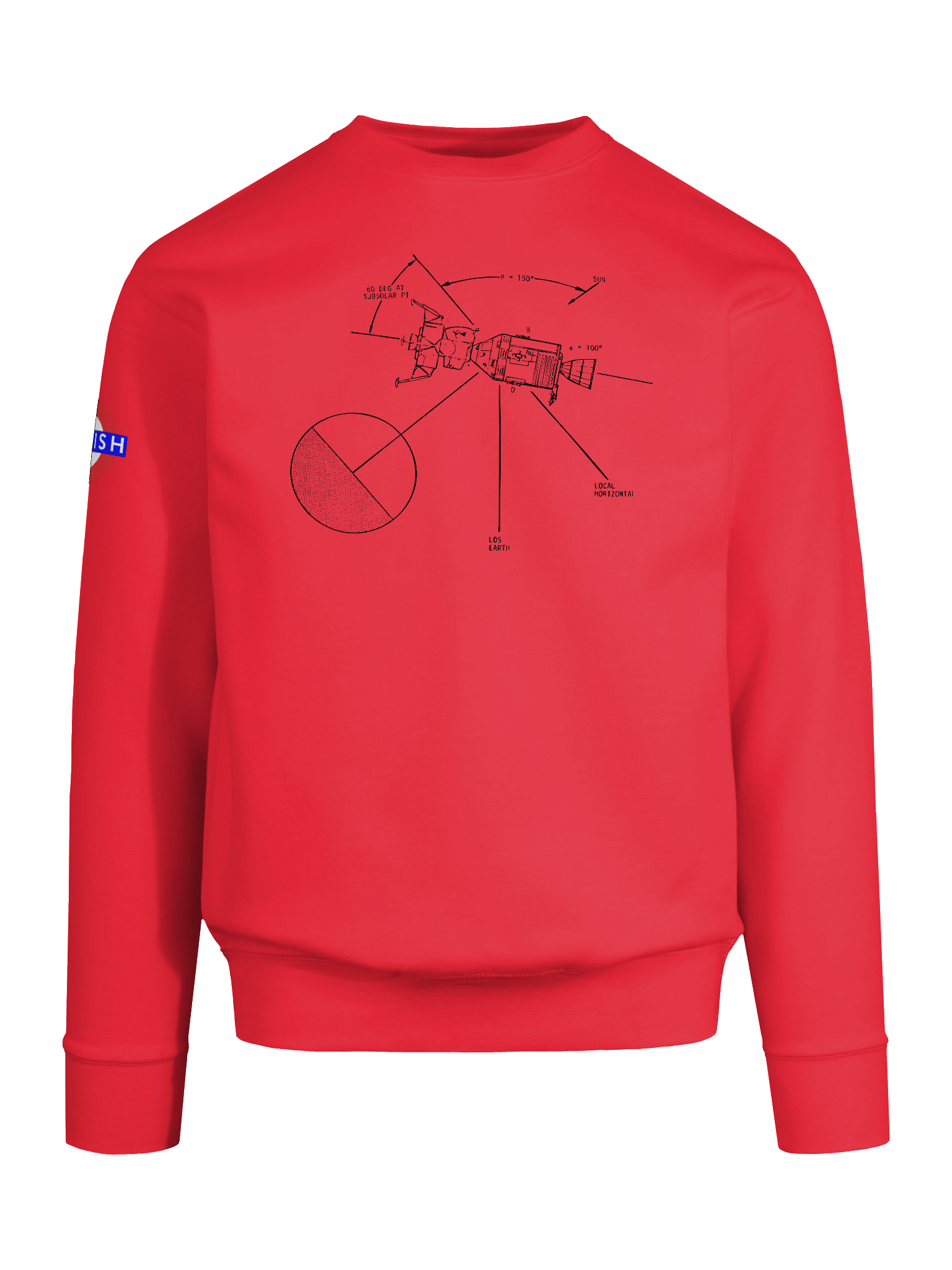 Apollo Lunar Crewneck - Phase II Black product image (6)