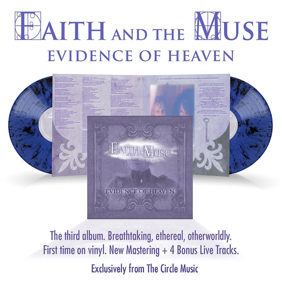 Faith and the Muse Evidence of Heaven Blue & Black Vinyl product image (1)