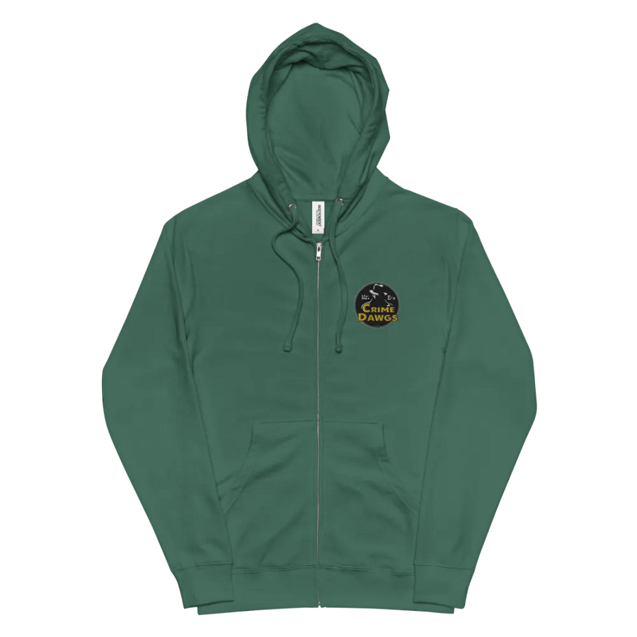 Mr. E's Official Crime DAWGS Embroidered Zip-Up Hoodie product image (6)