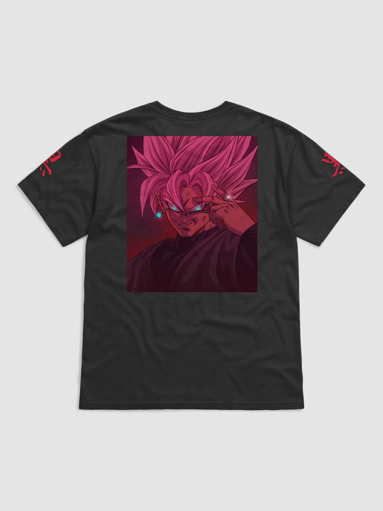 goku black shirt ( rose at the back ) product image (2)
