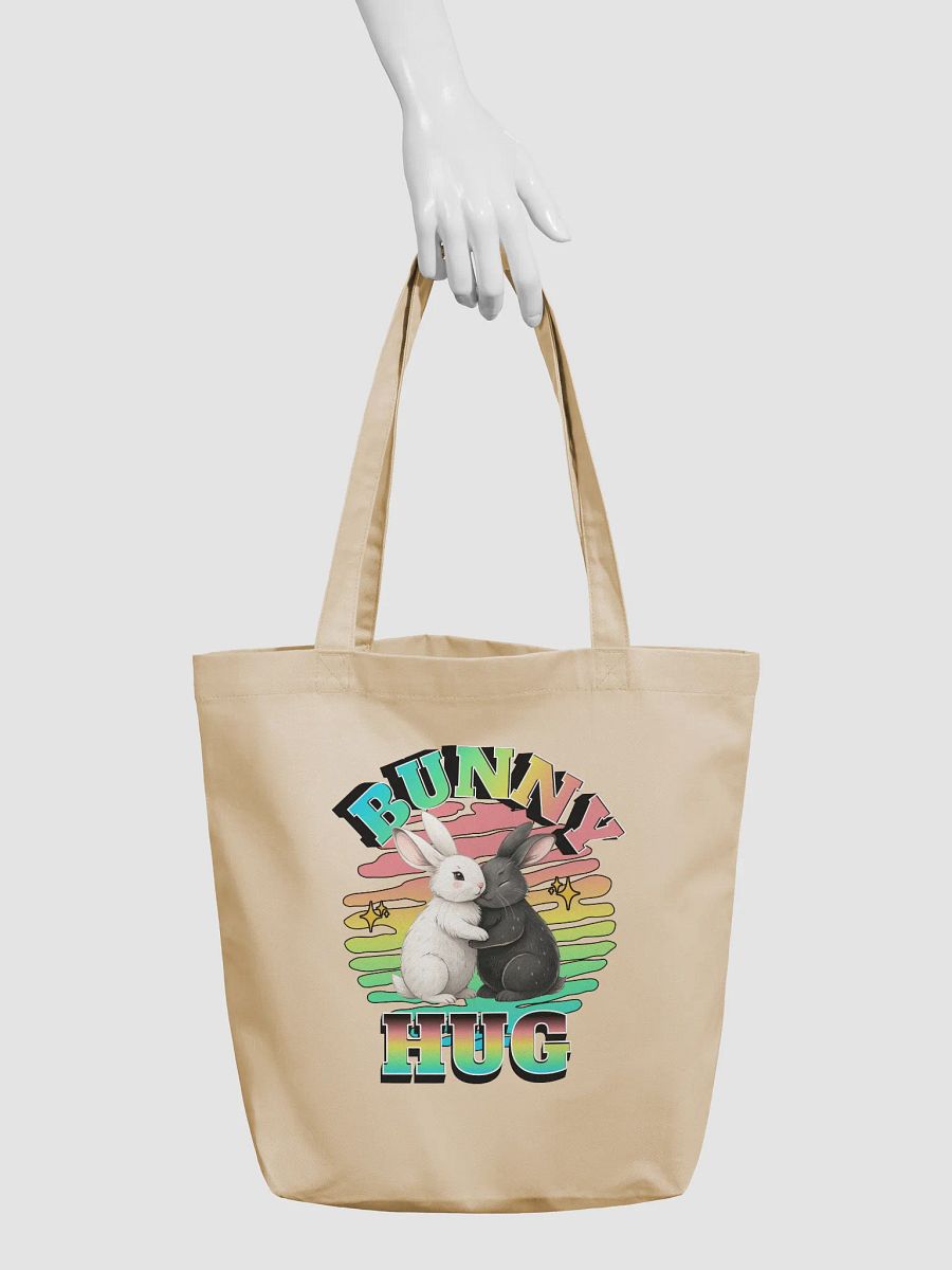 Bunny Hug Rabbit Eco Tote Bag product image (6)