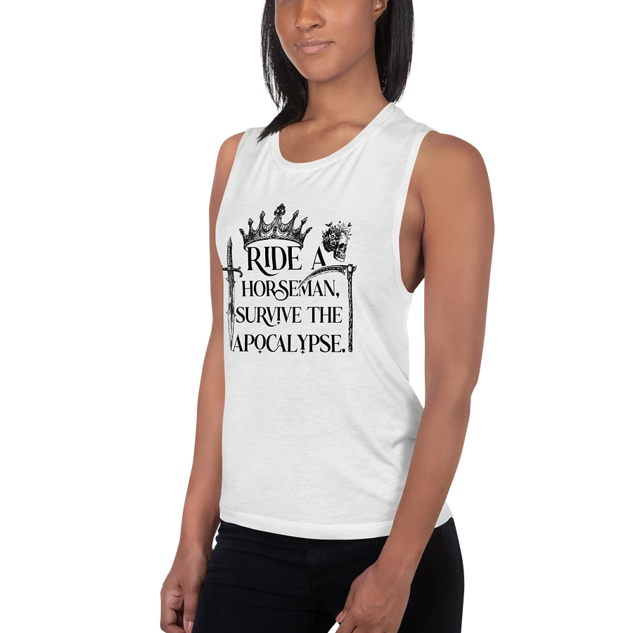 Ride a Horseman Bella+Canvas Women's Flowy Muscle Tank product image (48)