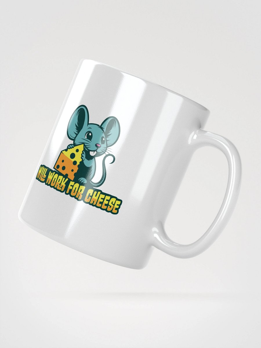 Will Work for Cheese – Funny Mouse Coffee Mug product image (5)