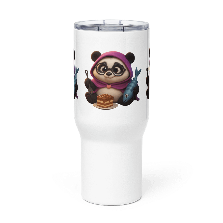 Yummy Panda - Travel Mug with a Handle product image (3)
