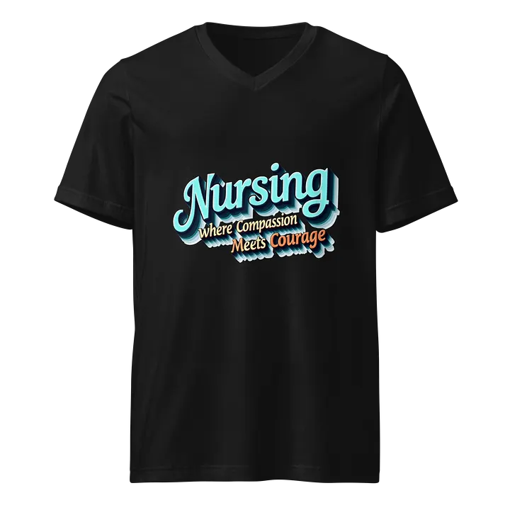 Compassion Meets Courage V-Neck Tee product image (1)