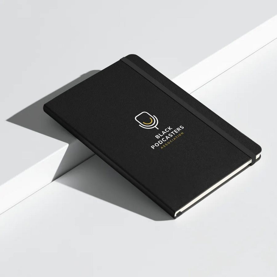 Black Podcasters Association Hardcover Notebook product image (8)