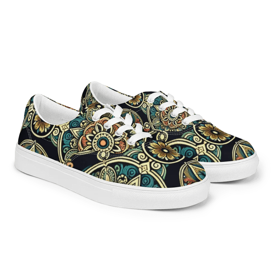 Mystic Mandala Men's Canvas Shoes product image (3)