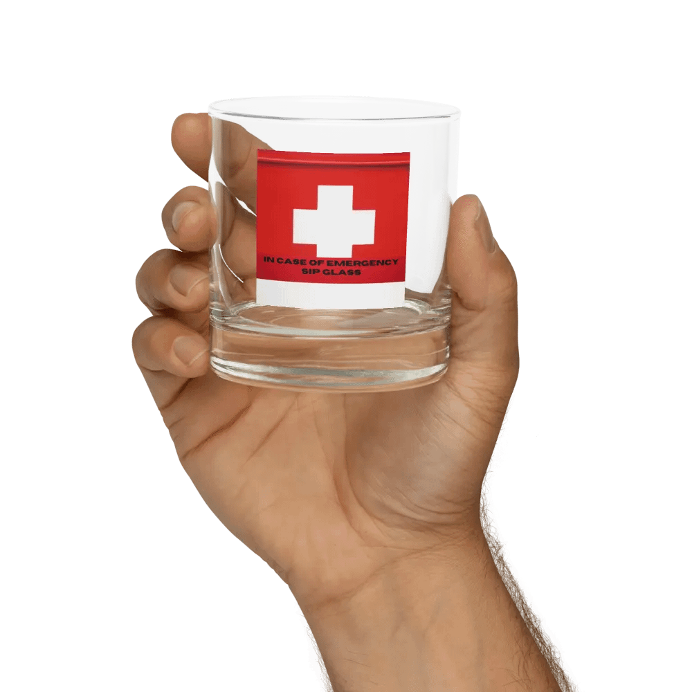 Emergency Sip Rocks Glass product image (9)