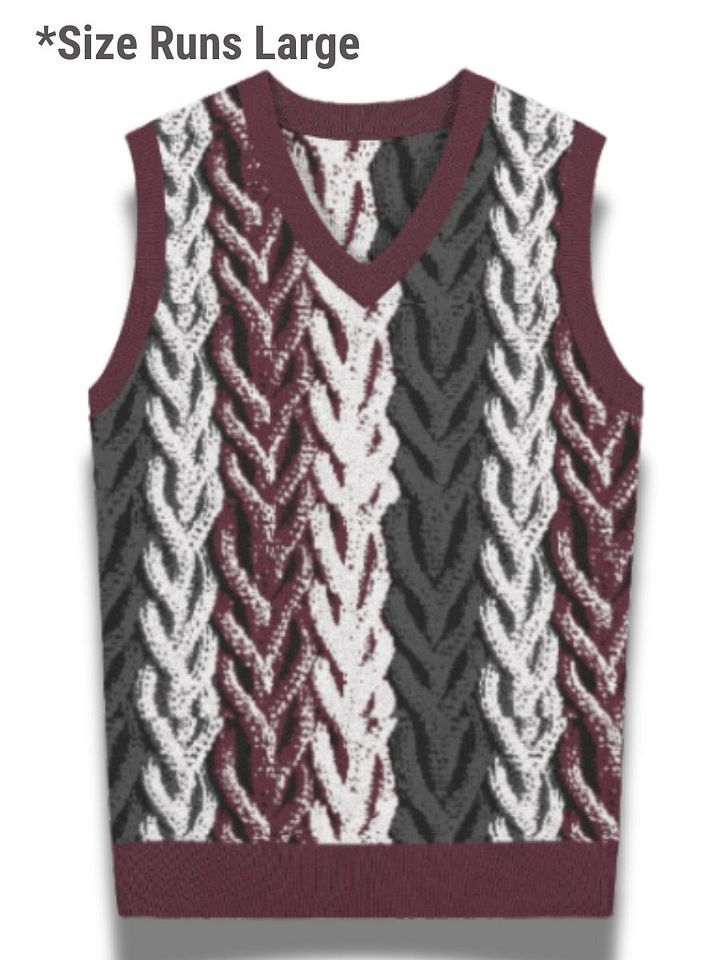 Feels Like Christmas - Knit V-Neck Vest product image (2)