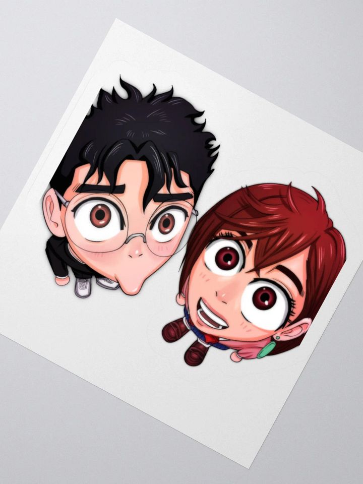 BIG HEAD MOMO AYASE AND OKARUN • STICKERS product image (7)