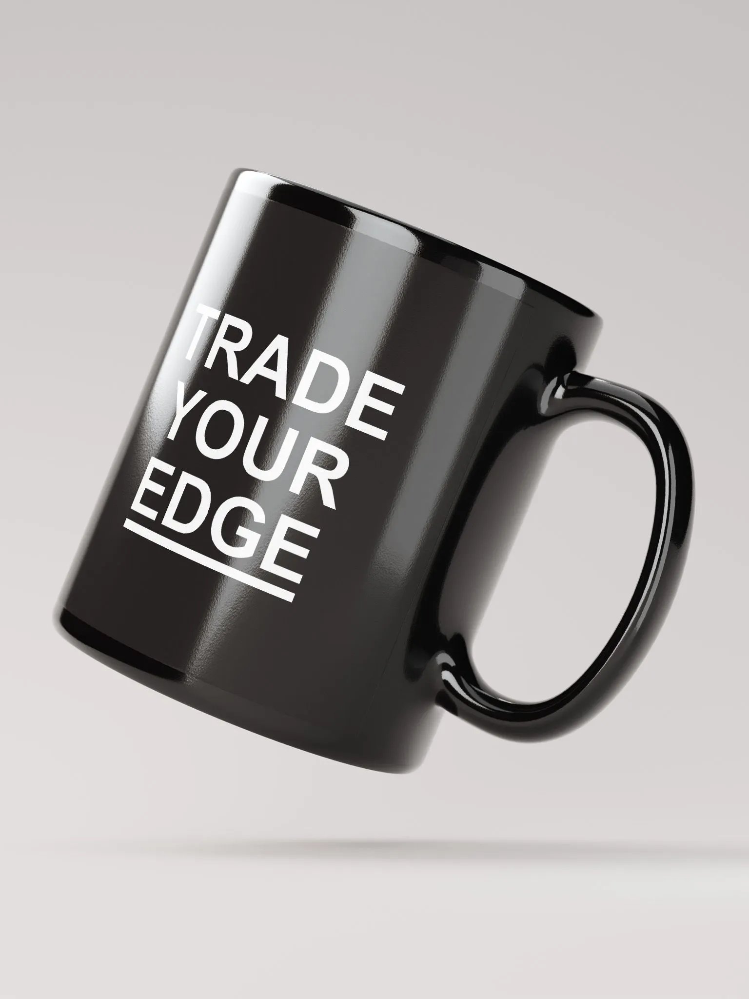 Coffee Mug (TRADE YOUR EDGE, Black) product image (2)