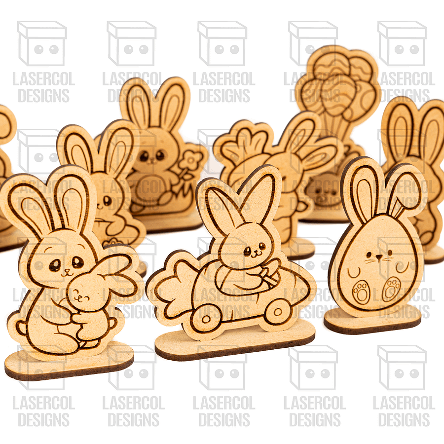 Easter Cutouts With Base Set 8 - Laser Cut Files product image (9)