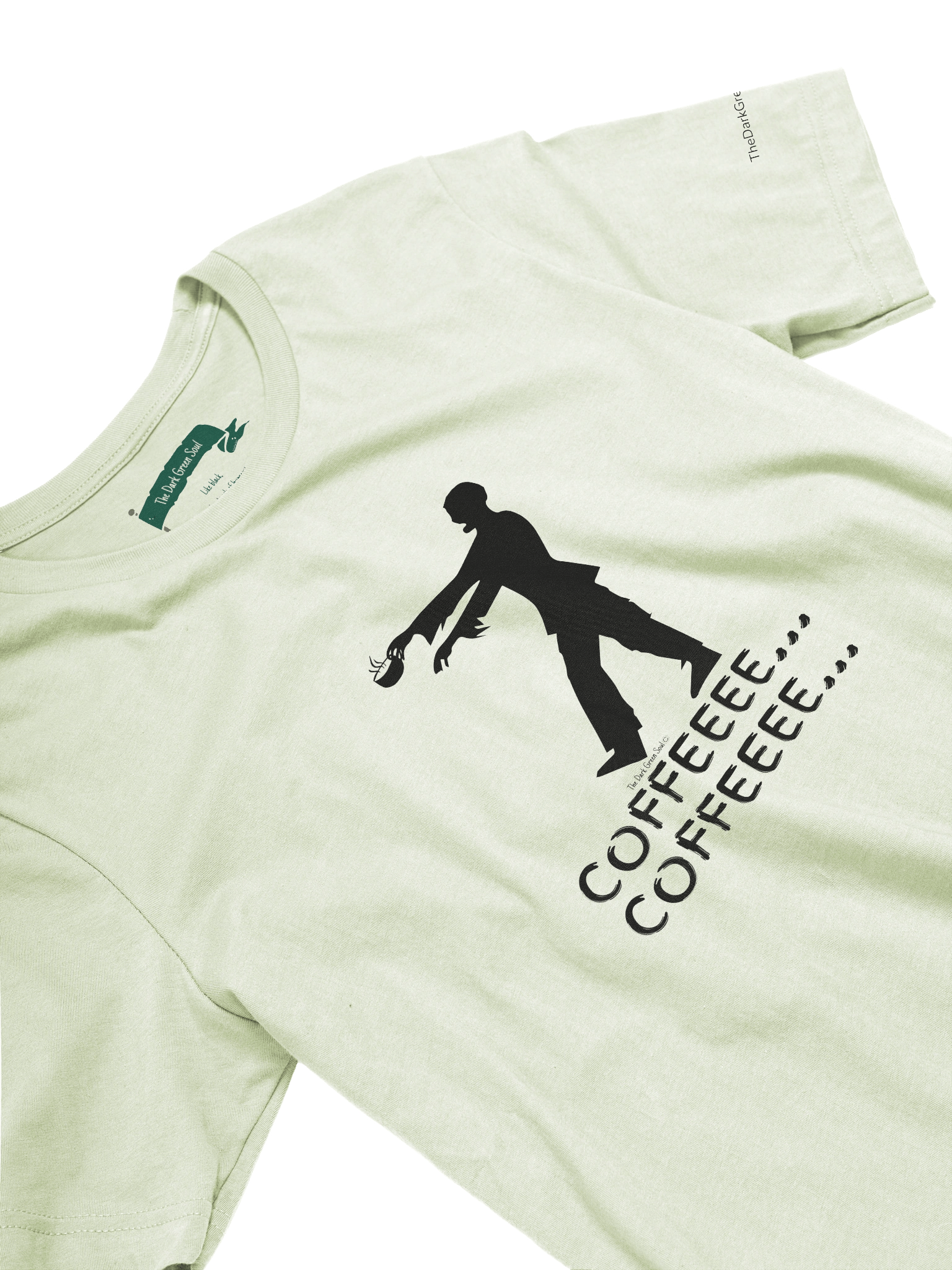 Coffee Zombie Black - Crewneck Tee product image (9)