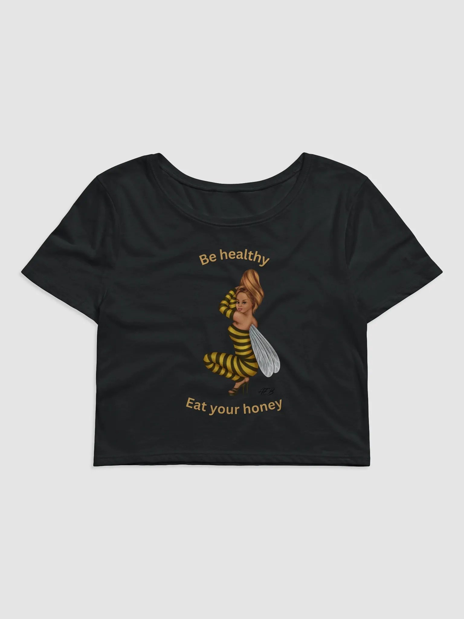 Bee-utiful Health Crop Tee product image (3)