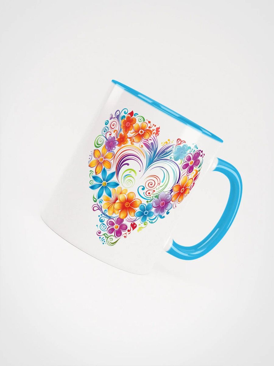 Flower Heart Rainbow of Colors Mug product image (4)