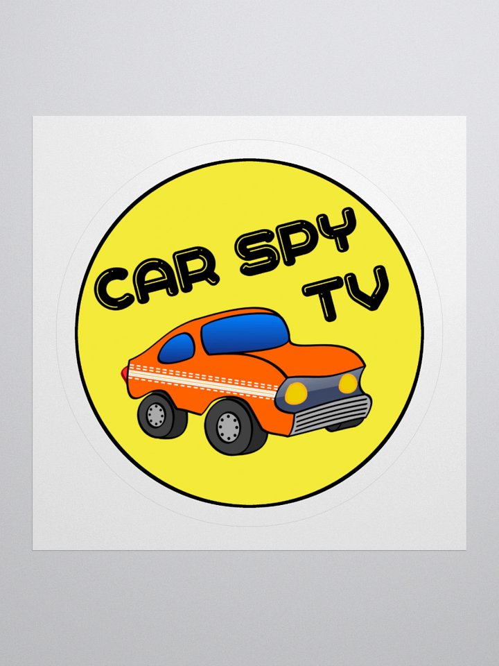 Sticky Sticker: CarSpyTV Logo product image (1)