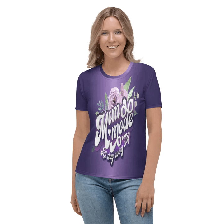 Mom Mode All Day Every Day All Over Print T-shirt product image (2)