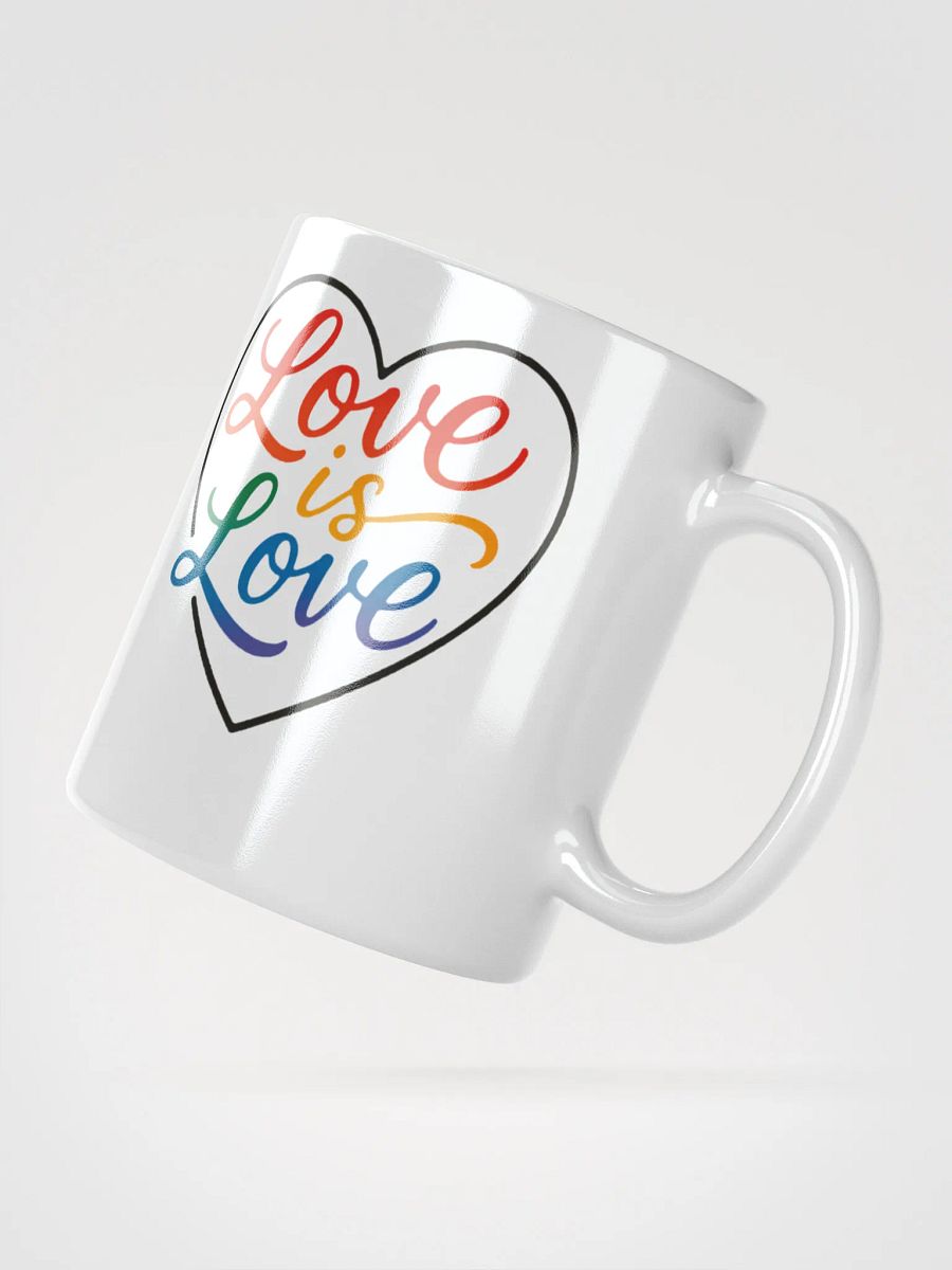 Love is Love Pride LGBTQ+ Rainbow Heart Mug product image (6)