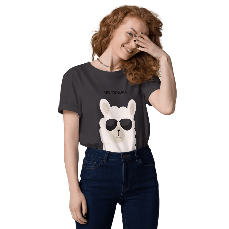 Llama Coolness Organic Tee product image (141)