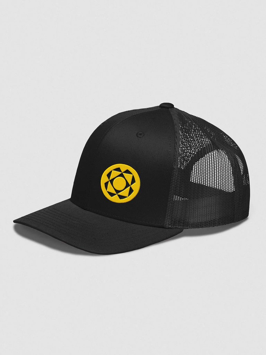 Yellow Badge Trucker Hat product image (1)