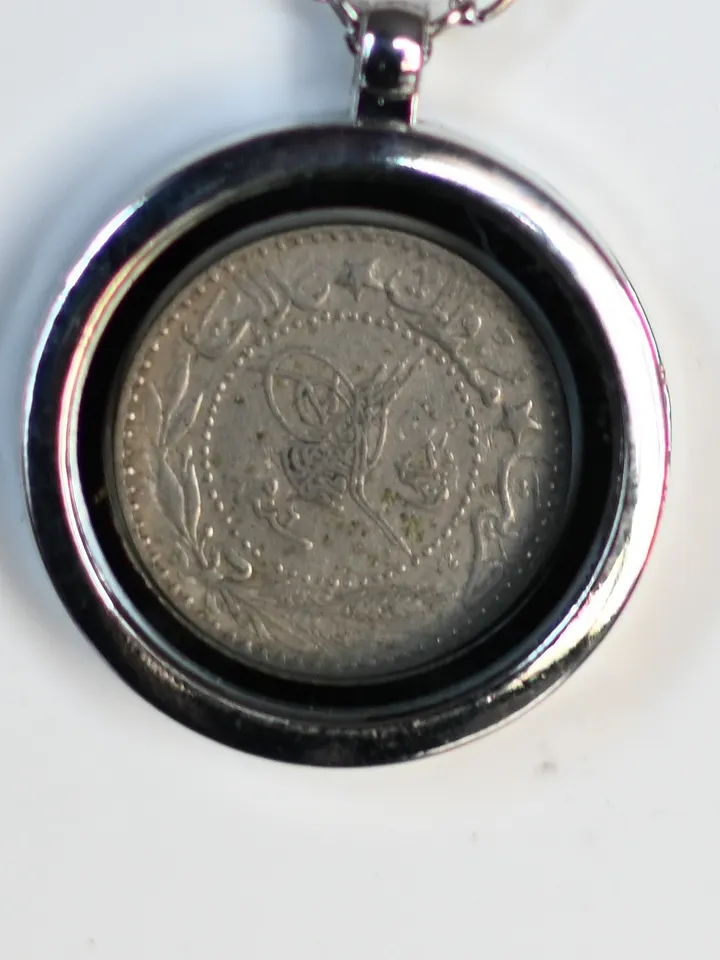 عشرون بارة بالطرة العثمانية عام 1913 على شكل قلادة product image (1)