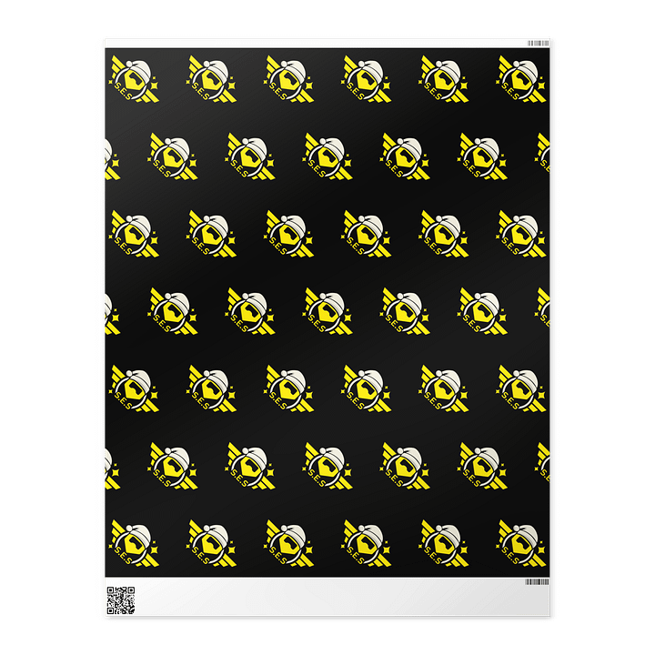 S.E.S Christmas 2025 - Black Wrapping Paper product image (2)