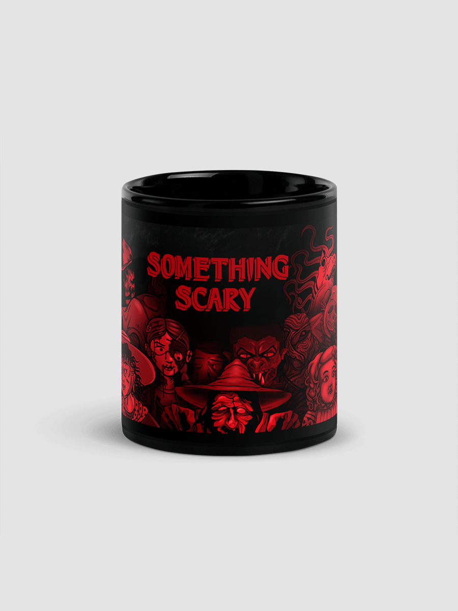 Something Scary Black Glossy Mug product image (2)