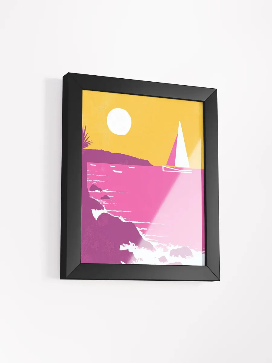 Sunset on pink lake product image (17)
