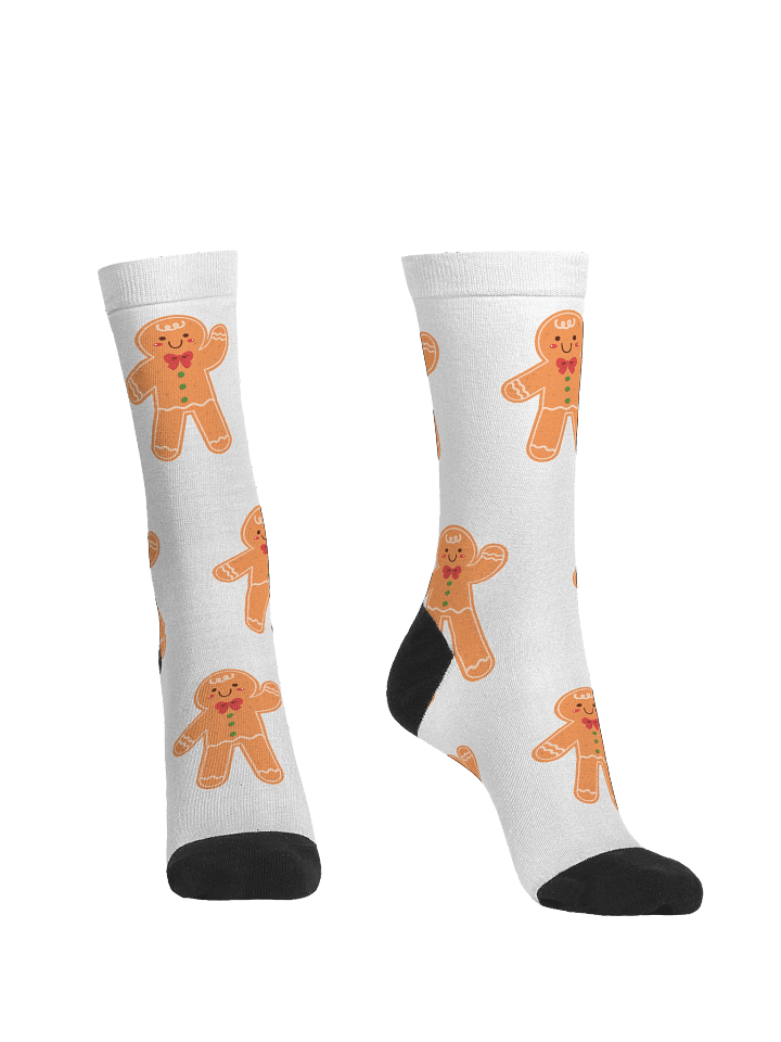 Gingerbread Connections Crew Socks product image (2)
