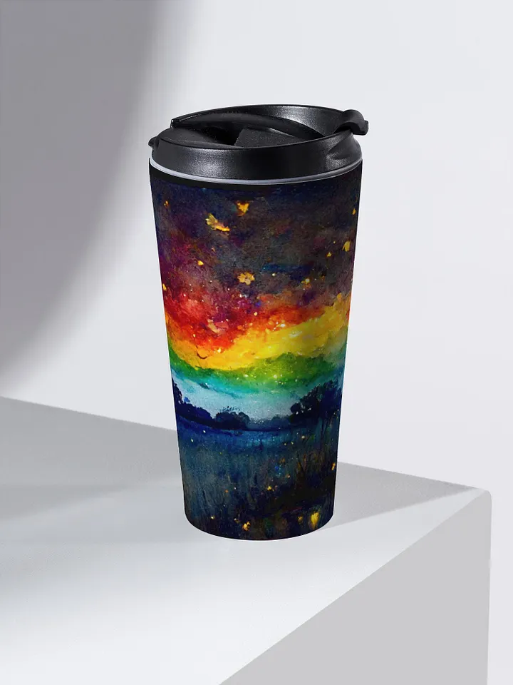 Aurora Night Stainless Steel Travel Mug product image (2)