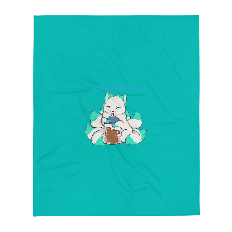 Turquoise Sippy Beast blanket product image (2)