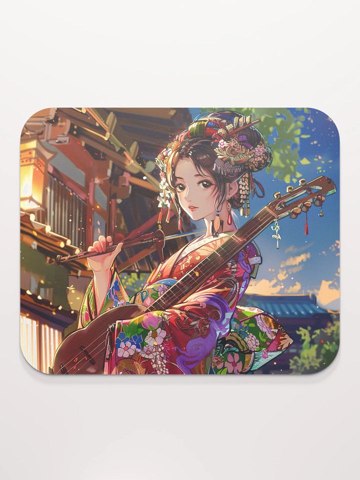 Japanese Kimono Serenade Anime Mouse Pad product image (2)